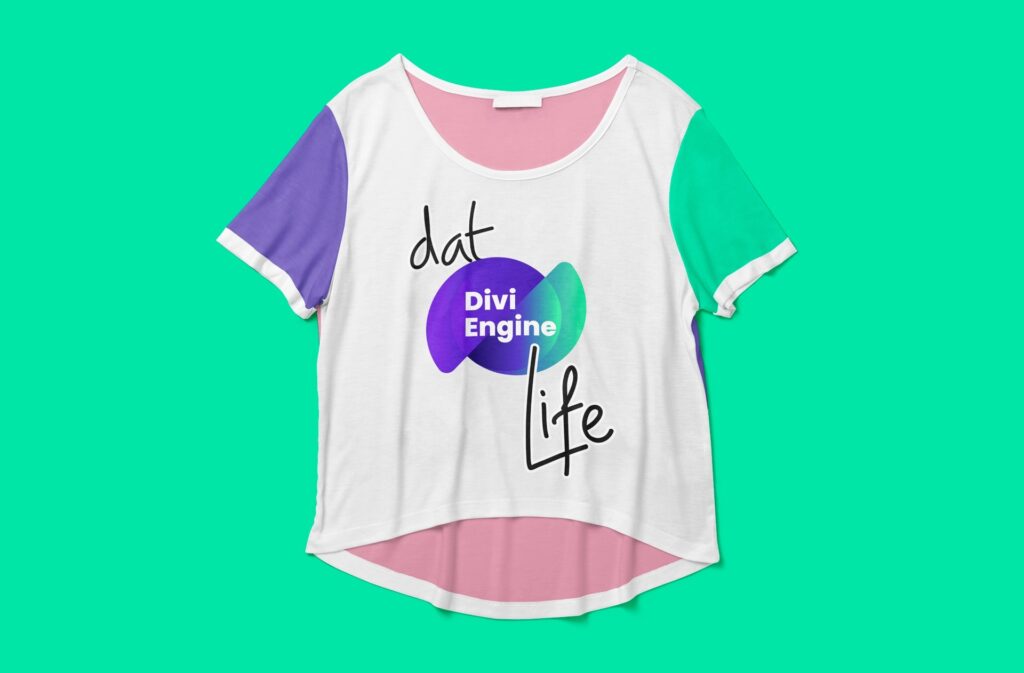 Dat Divi Engine Life Crop-top (3-Tone) - 1